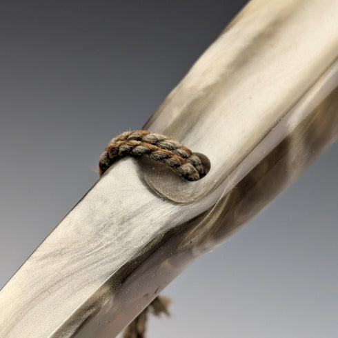 Vintage British small umbrella with plastic handle, green, 63cm, St Michael